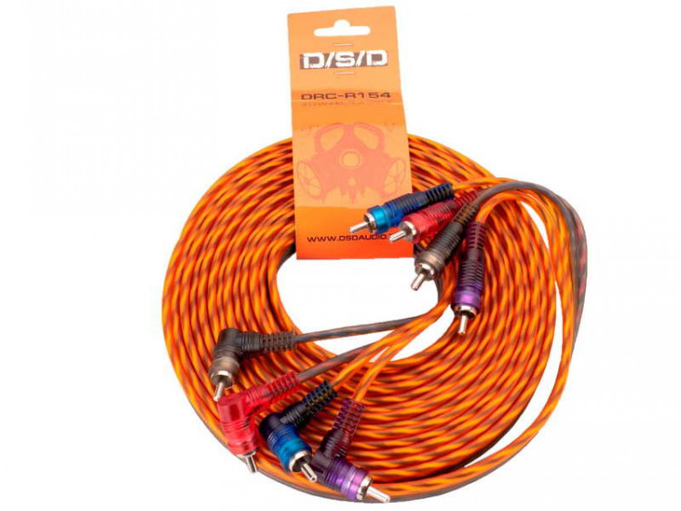 Межблочный кабель DSD DRC-R154 4RCA-4RCA 5 метров
