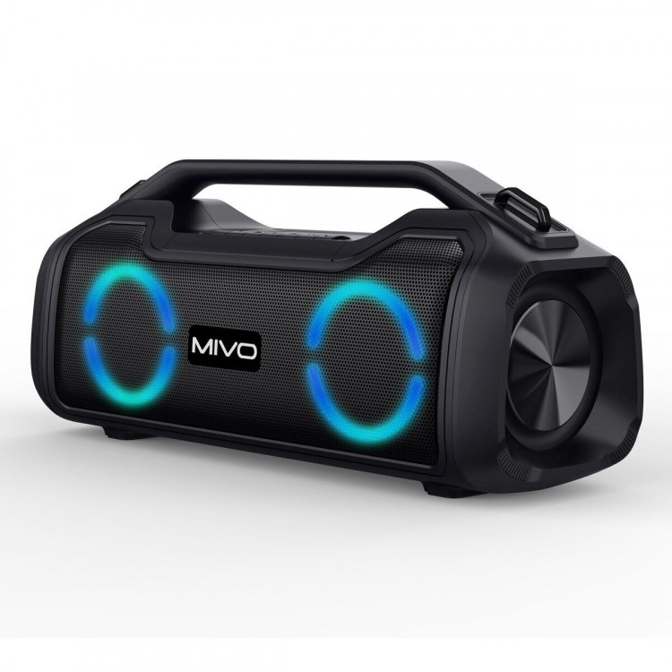 Портативная Bluetooth колонка Mivo M15 /BT 5.0/IPX6/80W/FM/RGB