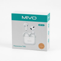 Беспроводные наушники MIVO MT-12 Bluetooth 5.3 с микрофоном / IOS / Android / Siri