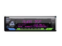 Aura AMH-79DSP USB-ресивер, 4х51w, USB(1.2A)/FM/AUX/BT, 3RCA, DSP 2/3way, iD3-TAG, 16.5 млн.цветов