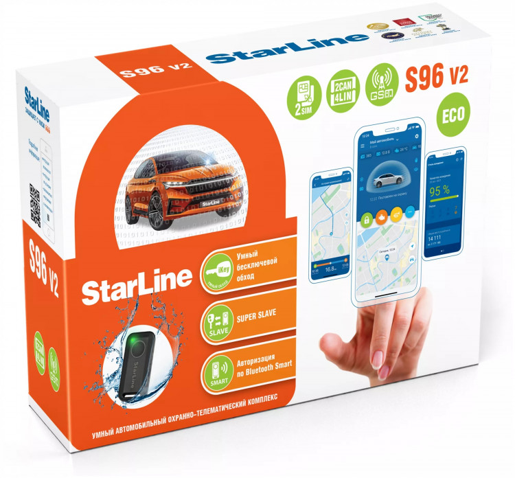 STARLINE S96 BTv2 ECO GSM (2CAN-4LIN) 2SIM