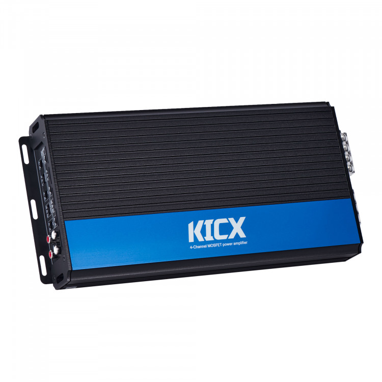 Автомобильный широкополосный 4-х каналый уилитель KICX AP 120.4 ver.2 класс AB