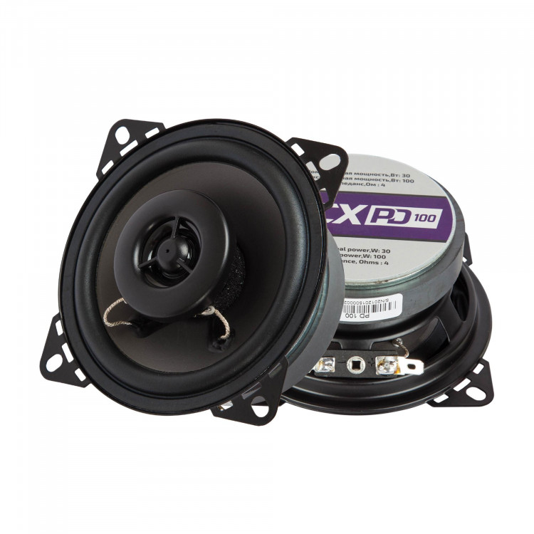 KICX PD-100 2-х полосная коаксиальная акустика, 10 см