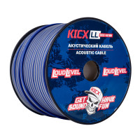 KICX LL SCC-16100 - 16AWG акустический медно алюминиевый двухжильный кабель (100м)