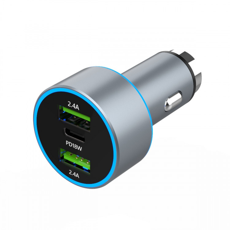 Автомобильное зарядное устройство Mivo MU344Q 2USB/38W