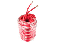 Акустический кабель Aura SCA-B250, 14AWG/2.50мм2, 10м/блистер, красный прозрачны