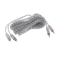 Межблочный кабель KICX MRCA22-5-SS 2RCA-2RCA 5 метров