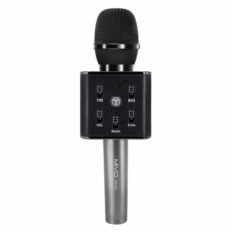 Микрофон беспроводной Bluetooth Mivo MK-009 с караоке /10Вт/1200мАч/SD/AUX