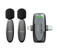 Микрофон-петличка  беспроводной Bluetooth Mivo MK-630 Lighting+Type-C+Mic 3.5 m АКБ70 мАч/15 м/6 час