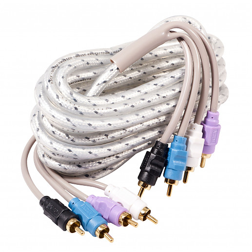 Межблочный кабель KICX FRCA45 4RCA-4RCA 5 метров