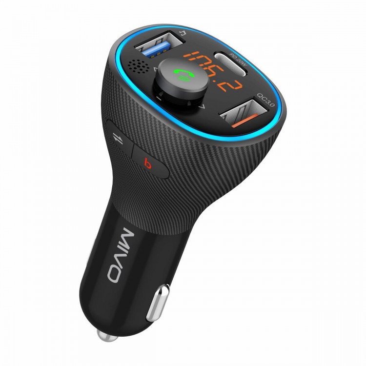 Автомобильный FM-модулятор с Bluetooth Mivo MF-05 /38 Вт/QC 3.0