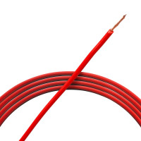 Монтажный кабель KICX MWCCA-1075RD медно-алюминиевый 18GA/0,82мм2, 100 м,  красный